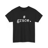 #Grace Hashtag T-shirt in Black, Brown, Charcoal, Navy, Purple