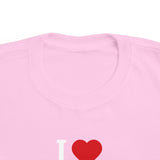 I Love Grace Toddler T-Shirt in Black, Red, Heather, & Green