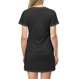 #Grace Black T-Shirt Dress