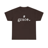 #Grace Hashtag T-shirt in Black, Brown, Charcoal, Navy, Purple