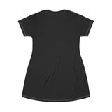 #Grace Black T-Shirt Dress