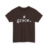 #Grace Hashtag T-shirt in Black, Brown, Charcoal, Navy, Purple