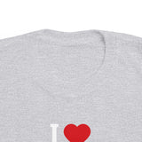 I Love Grace Toddler T-Shirt in Black, Red, Heather, & Green