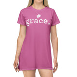 #Grace T-Shirt Dress in Pink