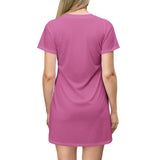 #Grace T-Shirt Dress in Pink