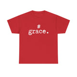 #Grace Hashtag T-shirt in Black, Brown, Charcoal, Navy, Purple
