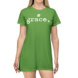 #Grace Green T-shirt Dress