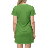 #Grace Green T-shirt Dress
