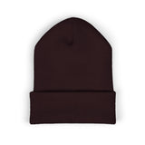 #Grace Embroidered Cuffed Beanie Hat