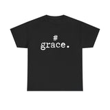 #Grace Hashtag T-shirt in Black, Brown, Charcoal, Navy, Purple