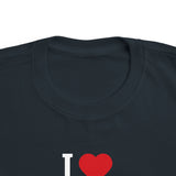 I Love Grace Toddler T-Shirt in Black, Red, Heather, & Green