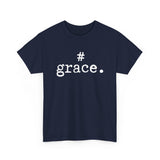 #Grace Hashtag T-shirt in Black, Brown, Charcoal, Navy, Purple