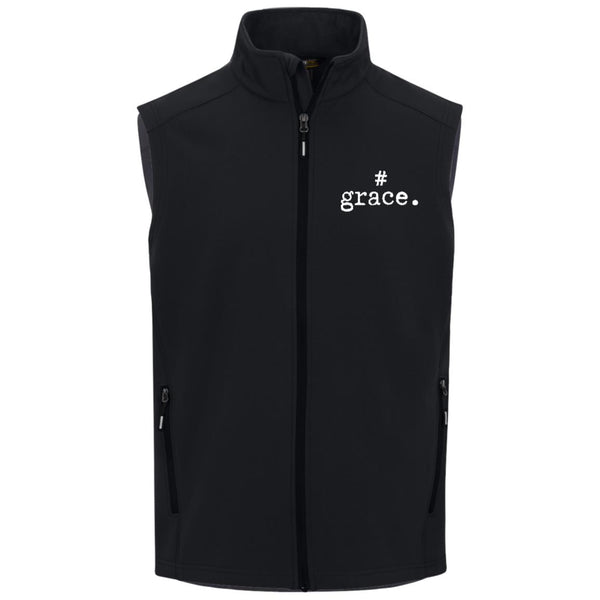 #Grace Mens Cruise Two-Layer Fleece Bonded Soft Shell Vest