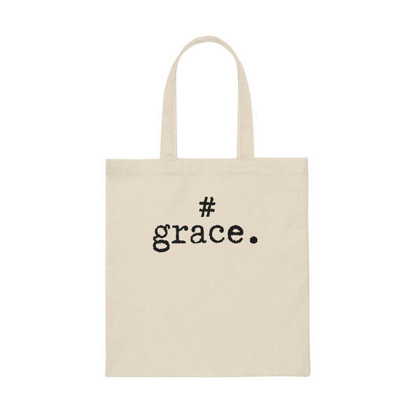#Grace Canvas Tote Bag