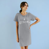 #Grace Black T-shirt Dress