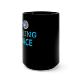 Keep Walking In Grace Black Mug 15oz