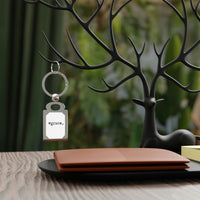 #Grace Rectangle Photo Keyring