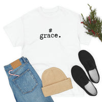 #Grace White Unisex Heavy Cotton T-shirt